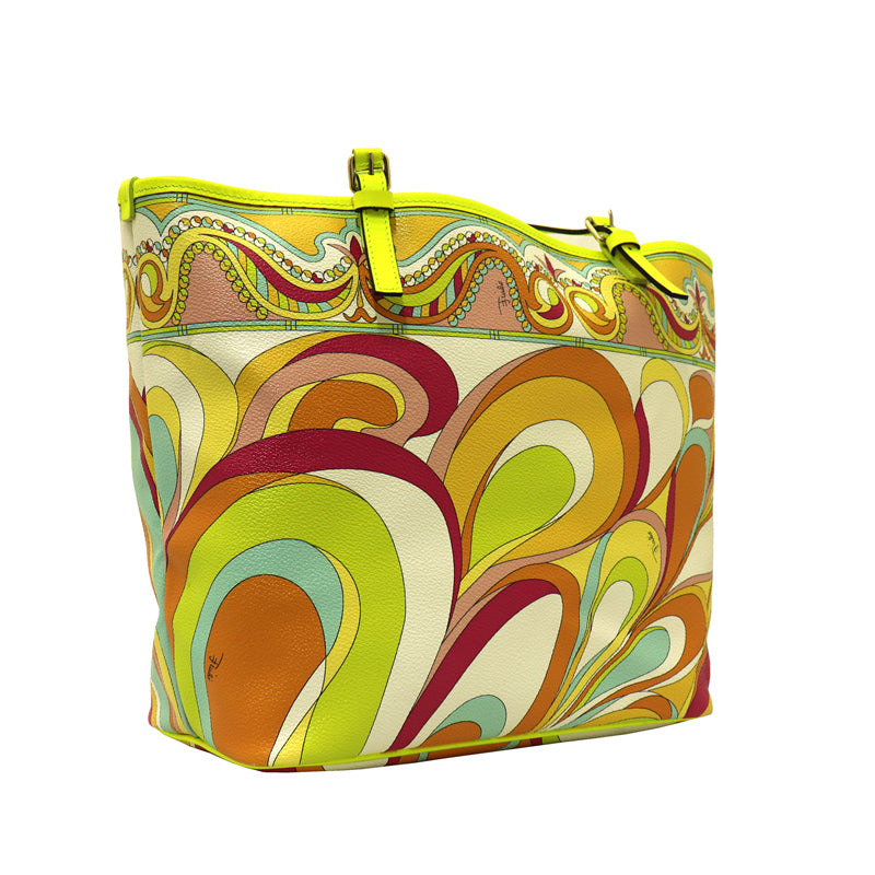 EMILIO PUCCI エミリオ プッチ トートバッグ イエロー