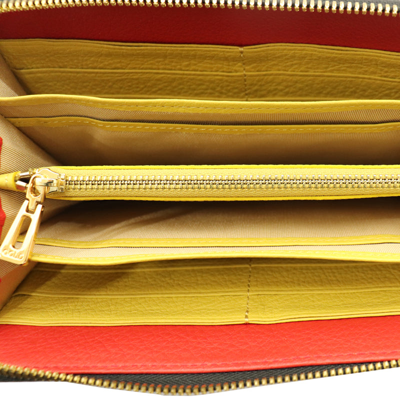 ココセリュックスゴールド ラウンドファスナーウォレット 226AF0193