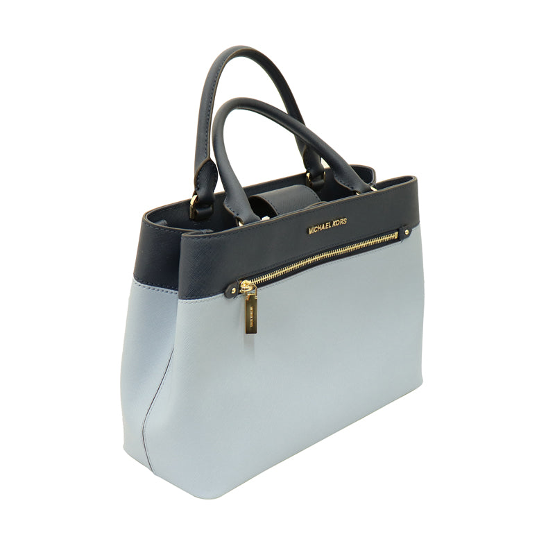 MICHAEL KORS マイケルコース ヘイリー レザー ミディアム サッチェル 35S8GX2S2T