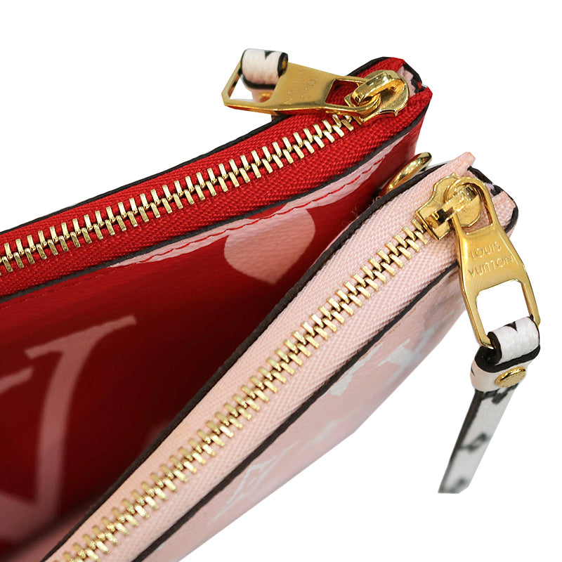 LOUIS VUITTON ルイヴィトン ジャイアント モノグラムキャンバス ポシェット・ドゥーブル ジップ M67561【中古】