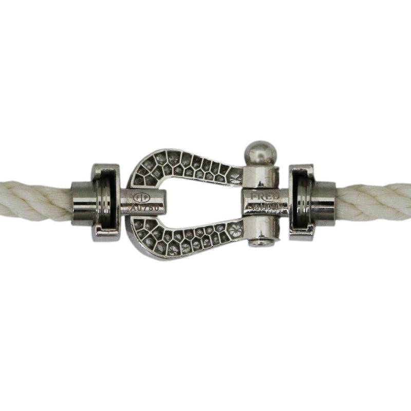 FRED フレッド K18WG フォース10 LM 2連ブレスレット【中古】