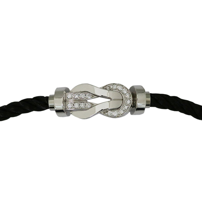 FRED フレッド K18WG シャンス アンフィニ LM 2連ブレスレット【中古】