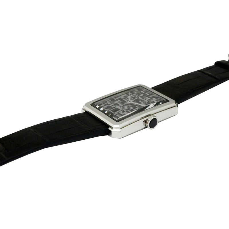 CHANEL シャネル ボーイフレンド ネオ ツイード H6128【中古】