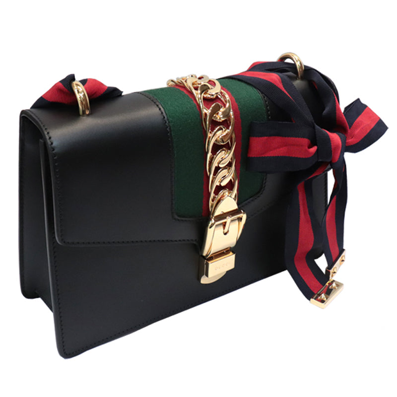 GUCCI グッチ シルヴィ 421882 ブラック【中古】