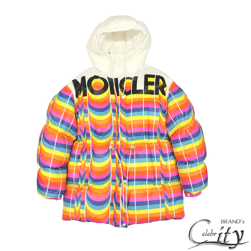 MONCLER モンクレール ダウンジャケット レインボー レディース【中古】