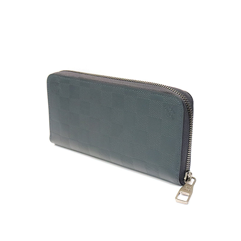 LOUIS VUITTON ルイヴィトン ダミエ アンフィニ ジッピーウォレット ヴェルティカル N63549【中古】