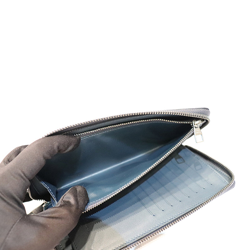 LOUIS VUITTON ルイヴィトン ダミエ アンフィニ ジッピーウォレット ヴェルティカル N63549【中古】
