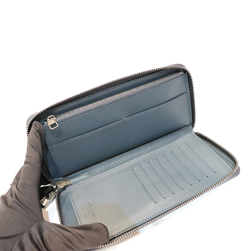 LOUIS VUITTON ルイヴィトン ダミエ アンフィニ ジッピーウォレット ヴェルティカル N63549【中古】