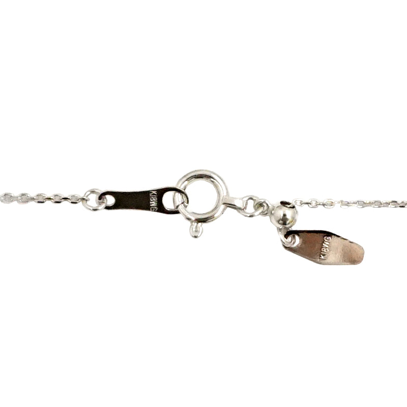K18WG/D0.31ct 一粒 ダイヤモンドペンダント【新品】