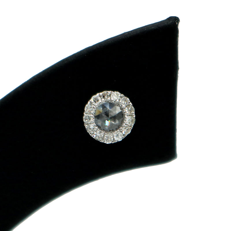 K18WG D0.240ct ダイヤモンド デザインピアス