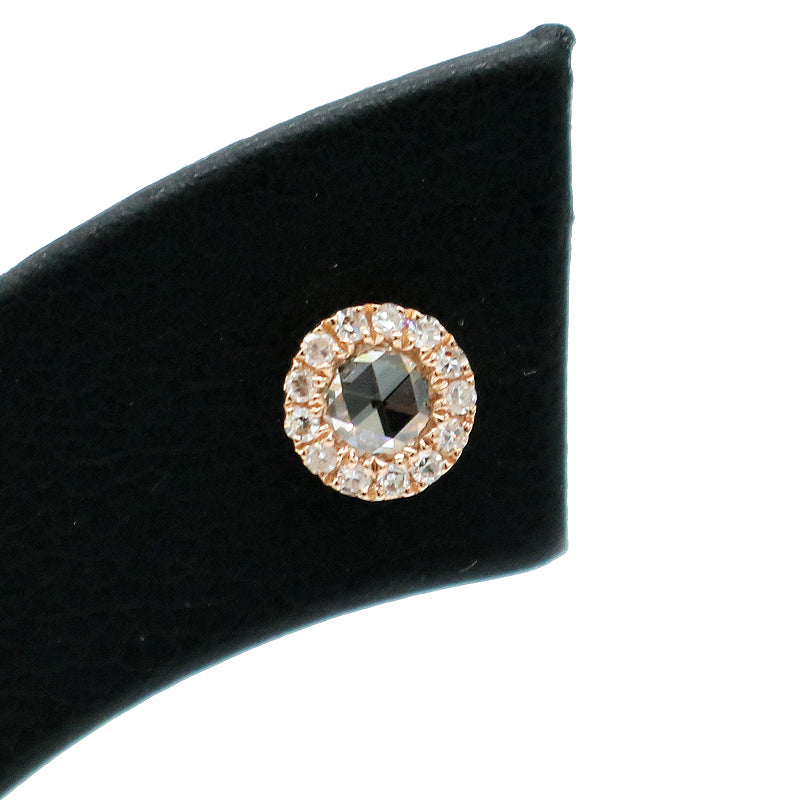 K18PG D0.240ct ダイヤモンド デザインピアス