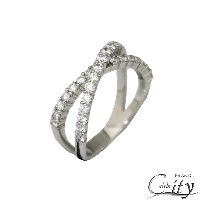 K18WG/D0.75ct ダイヤモンドリング【新品】
