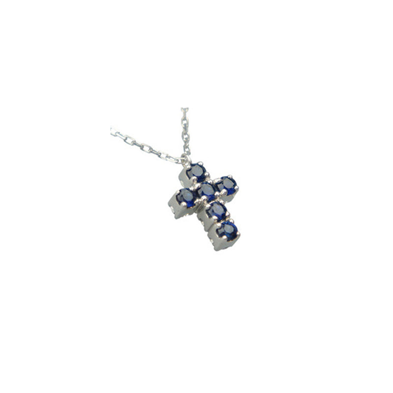 K18WG/D0.30ct/SF0.30ct リバーシブル クロス ダイヤモンドペンダント【新品】