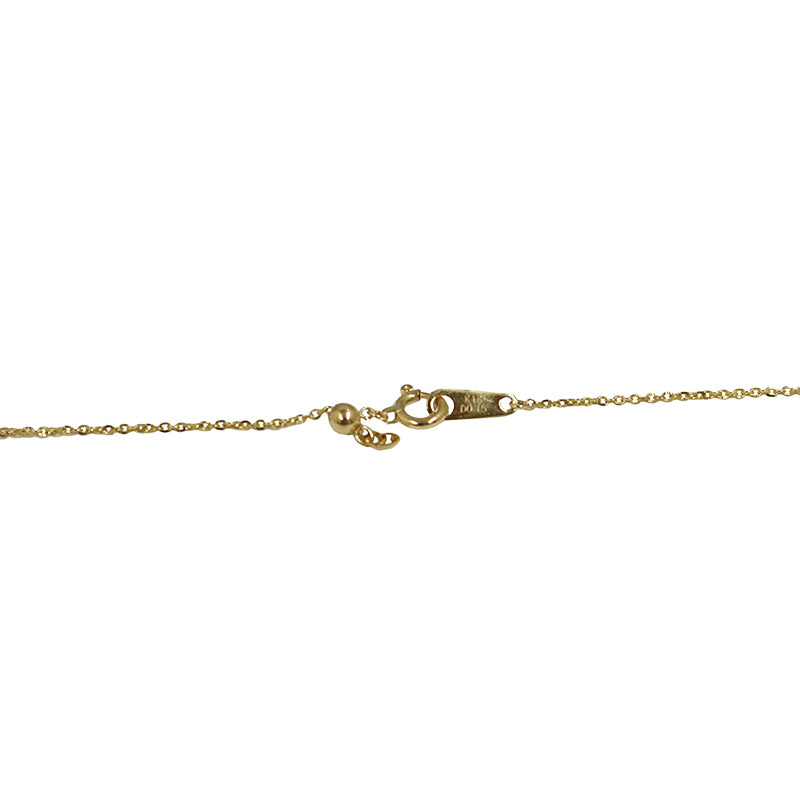 K18YG/D0.15ct<BR>イニシャル「A」<BR>ダイヤモンドペンダント<BR>【NEW】
