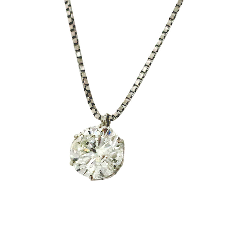 PT900/PT850/D1.059ct<BR>一粒<BR>ダイヤモンドペンダント<BR>【NEW】