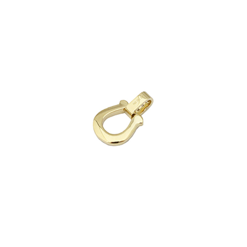 K18 YG D0.22ct 馬蹄モチーフ ダイヤモンドトップ Sサイズ【新品】
