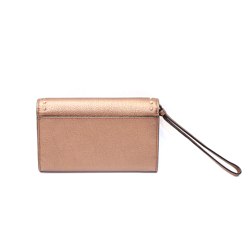 COACH コーチ 二つ折り財布 ストラップ付【中古】