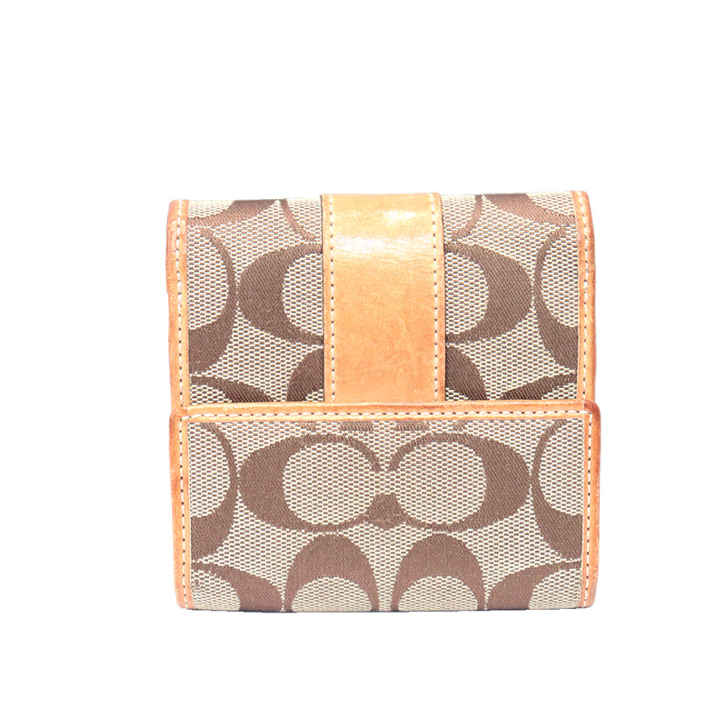 COACH コーチ シグネチャー 二つ折り財布【中古】
