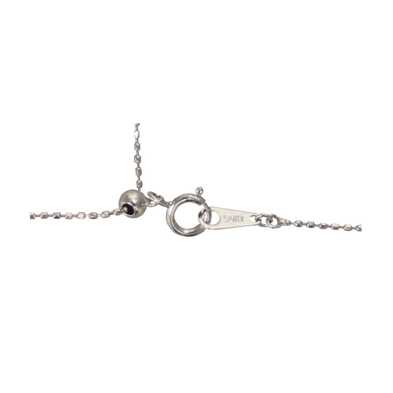 K18WG/D1.09ct<BR>ダイヤモンド<BR>スウィングペンダント<BR>【NEW】