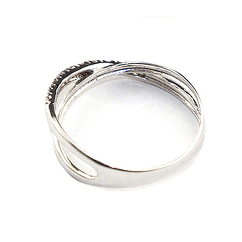K10WG/D0.10ct ダイヤモンド リング【未使用品】