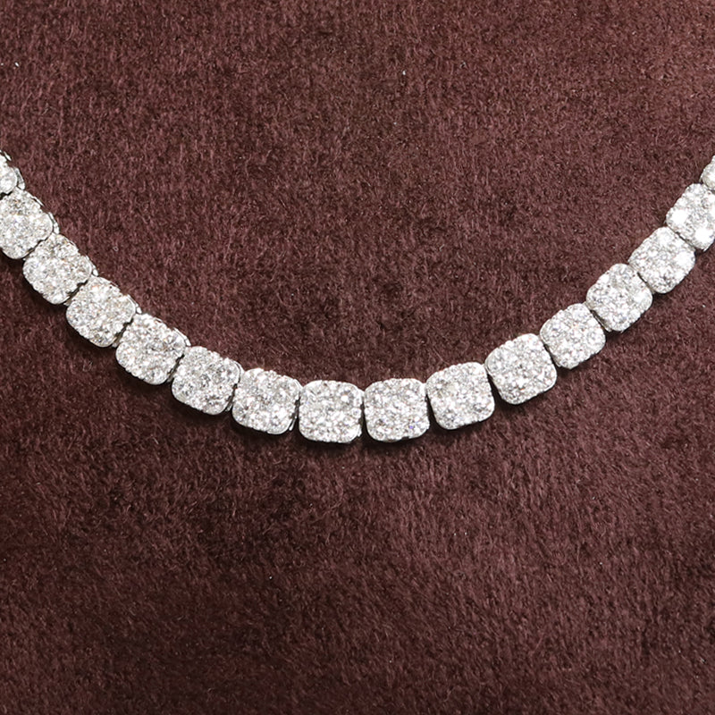 ORIGINAL JEWELRY<br>【オリジナルジュエリー】<br>K18WG/D16.51ct<BR>ダイヤモンド<BR>テニスネックレス<BR>【NEW】
