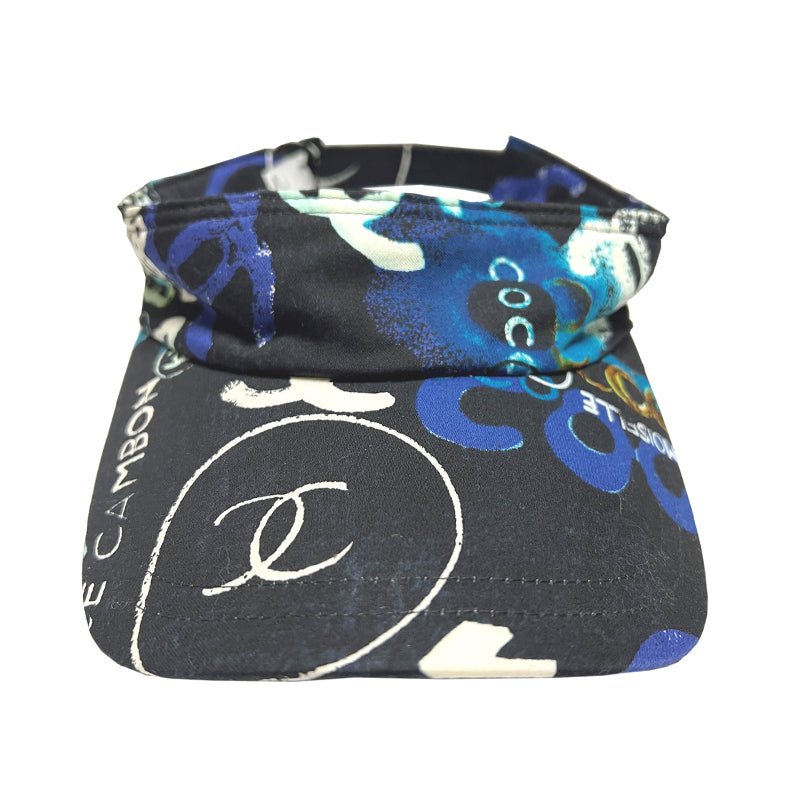 シャネル ペイント柄 サンバイザー マルチカラー ハワイ限定