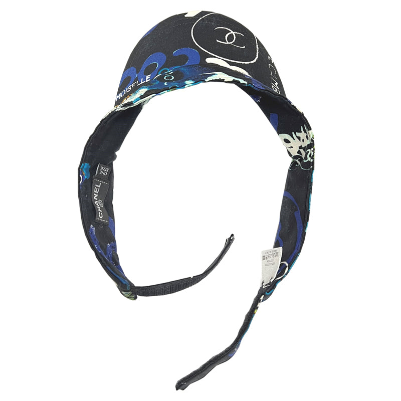 シャネル ペイント柄 サンバイザー マルチカラー ハワイ限定