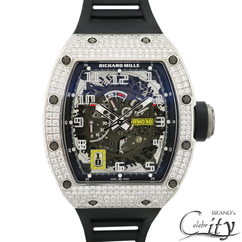 RICHARD MILLE リシャールミル<BR>オートマティック<BR>デクラッチャブル・ローター<BR>RM030 WG<BR>【USED】