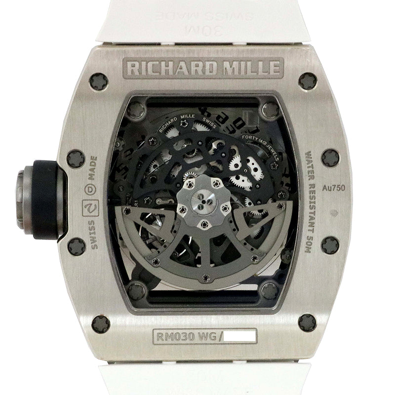 RICHARD MILLE リシャールミル<BR>オートマティック<BR>デクラッチャブル・ローター<BR>RM030 WG<BR>【USED】