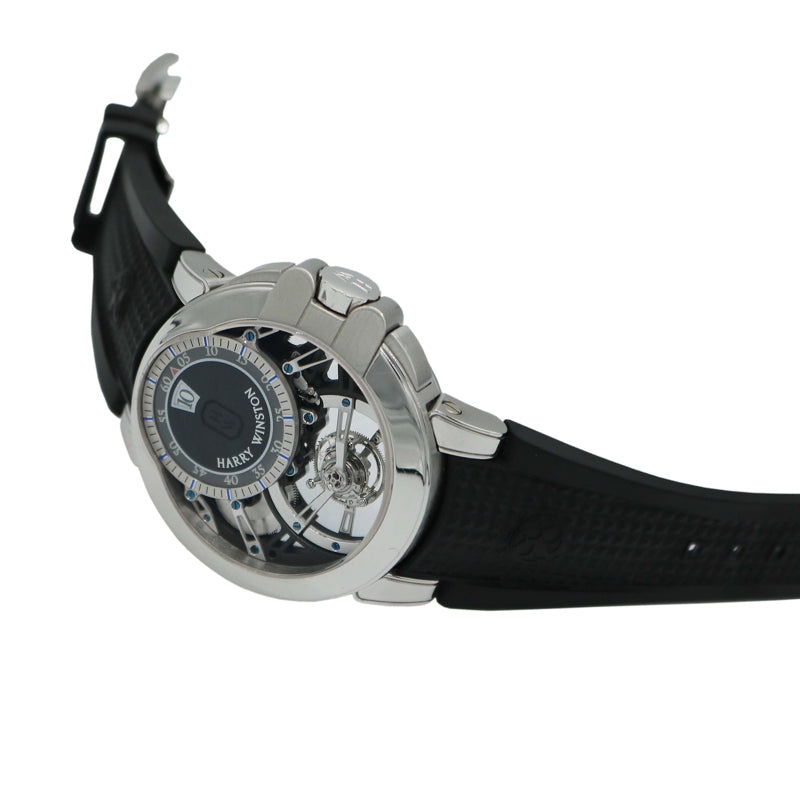 ハリーウィンストン オーシャン トゥールビヨン ジャンピングアワー OCEMTJ45WW001 75本限定