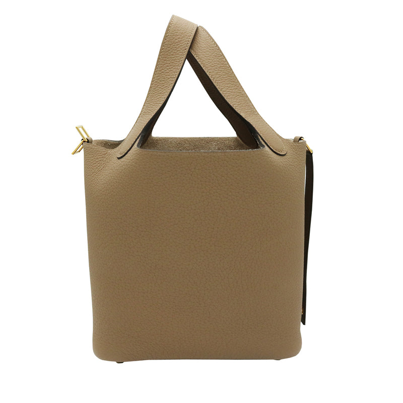 エルメス ピコタンロックPM ベージュ ドゥ ワイマール/ゴールド金具 トリヨンモーリス