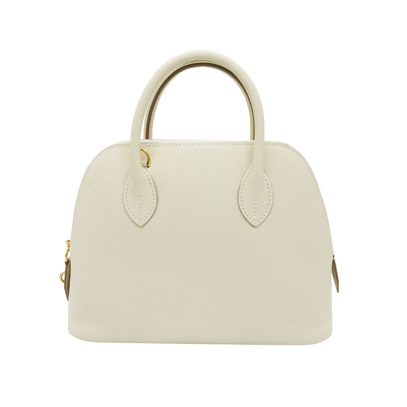 エルメス ボリード1923 25 クレ/GD金具 ヴォーエプソン