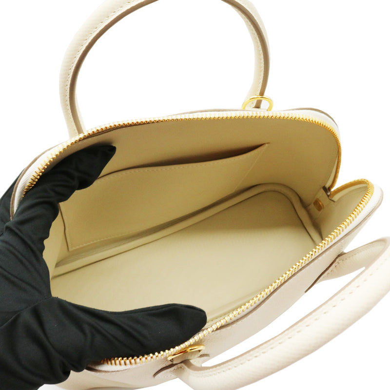 エルメス ボリード1923 25 クレ/GD金具 ヴォーエプソン