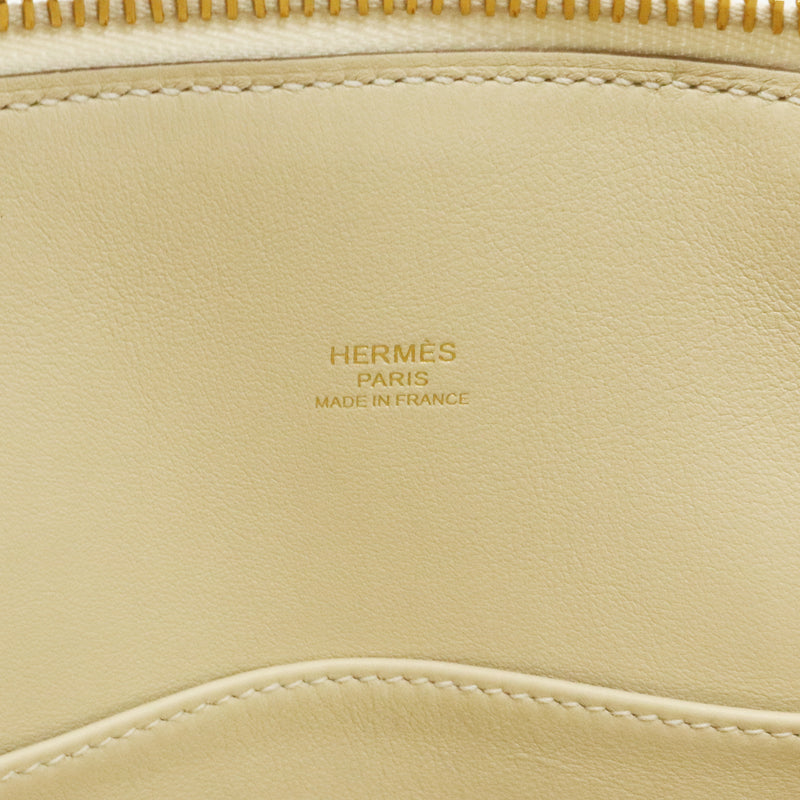 エルメス ボリード1923 25 クレ/GD金具 ヴォーエプソン