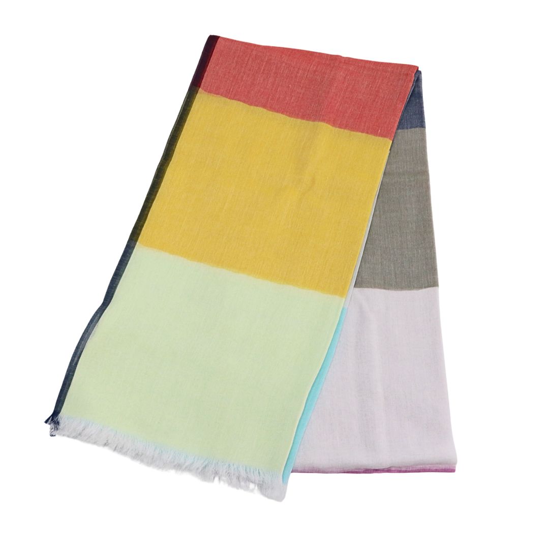 ストール ナオシマ<br>コットン 100％<br>マルチカラー<br>【NEW】
