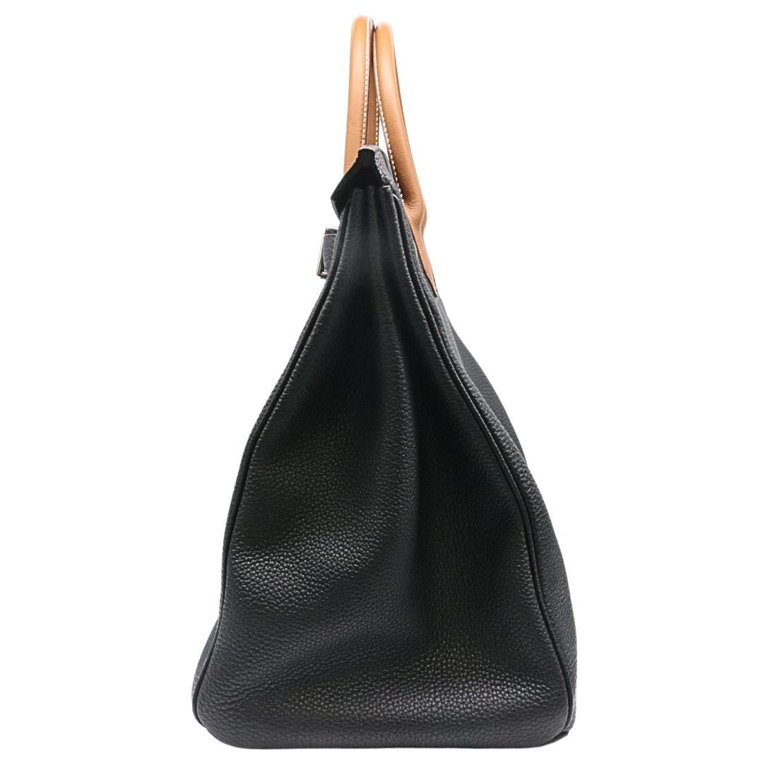 オータクロア 40<br>トゴ<br>ブラック×ゴールド×<br>ブルーロワイアル/シルバー金具 <br>【USED】