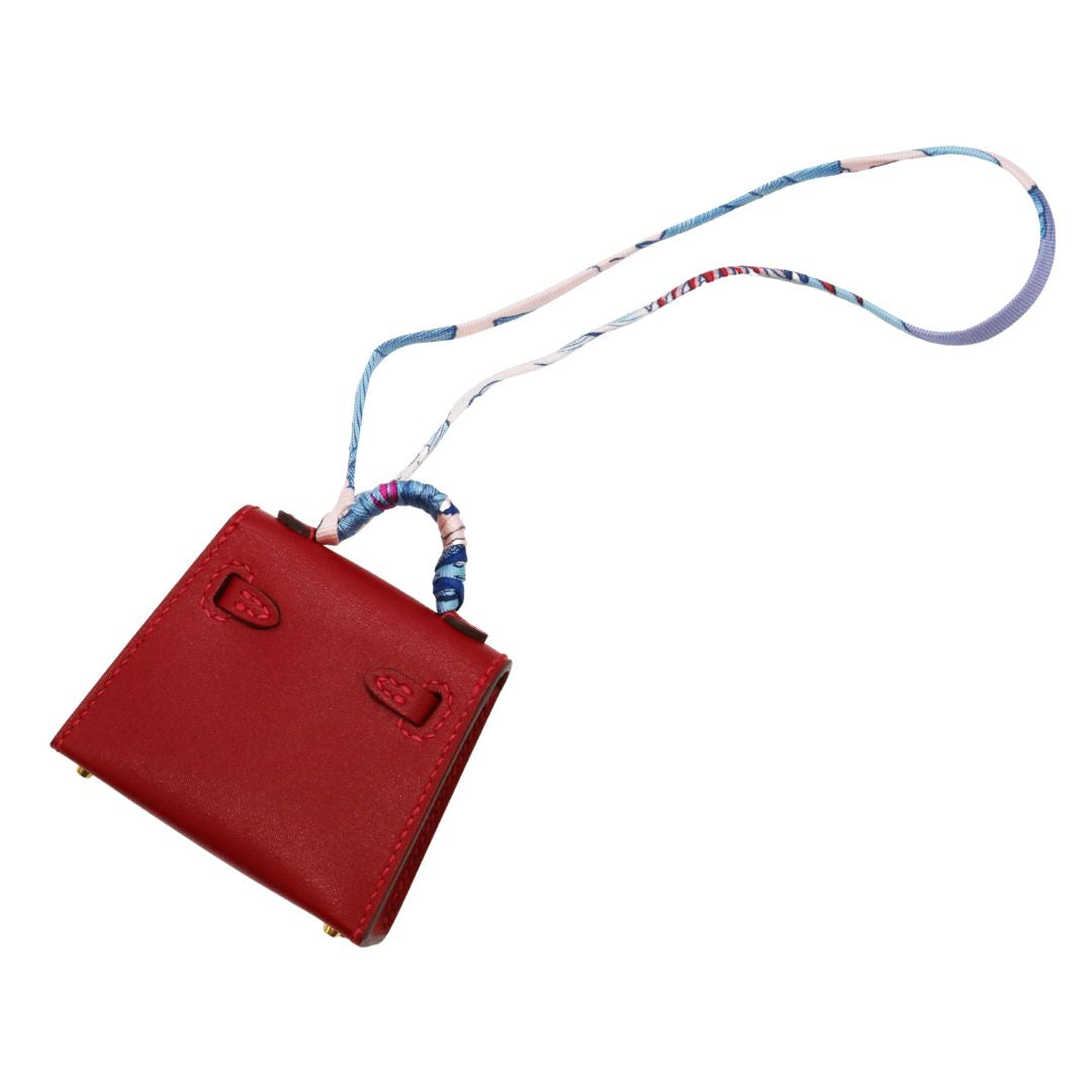 ケリートゥイリー チャーム<br>タデラクト×シルク<br>ルージュヴィフ/ゴールド金具<br>【NEW】