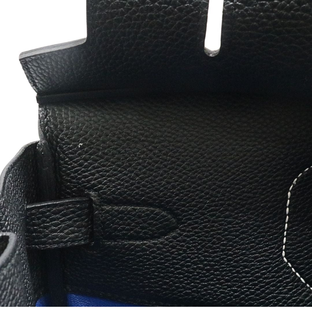 オータクロア 40<br>トゴ<br>ブラック×ゴールド×<br>ブルーロワイアル/シルバー金具 <br>【USED】
