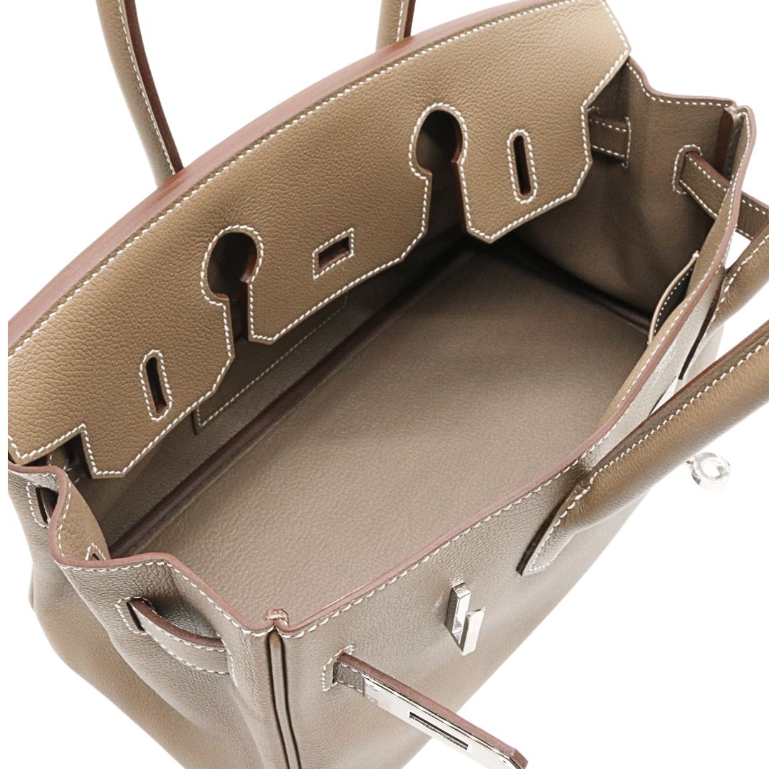 HERMES【エルメス】ショルダーバーキン 29 エトゥープ/SV金具