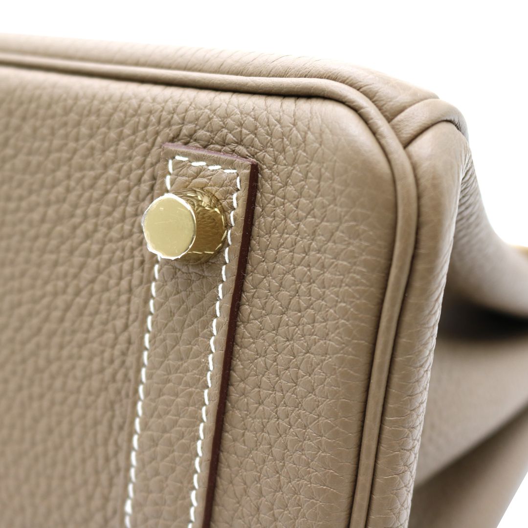 HERMES【エルメス】<br>バーキン25<br>トゴ<br>エトゥープ/ゴールド金具【NEW】