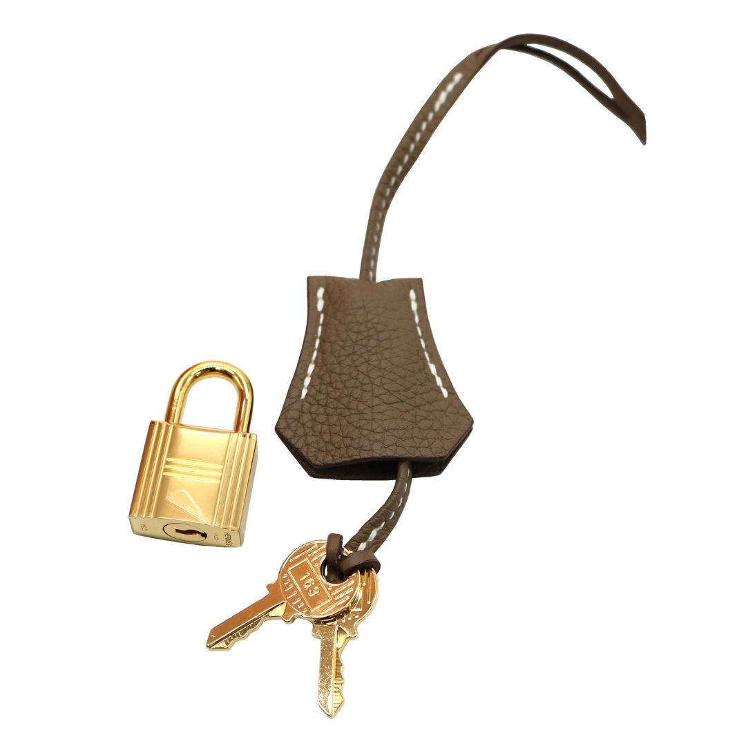 HERMES【エルメス】<br>バーキン25<br>トゴ<br>エトゥープ/ゴールド金具【NEW】