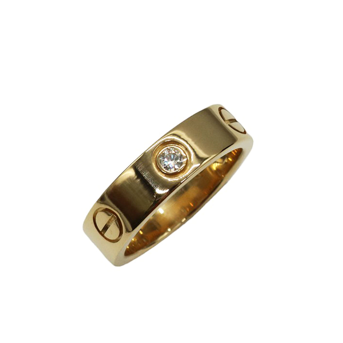 Cartier【カルティエ】<br>ラブリング 3Pダイヤ<br>K18YG<br>【USED】