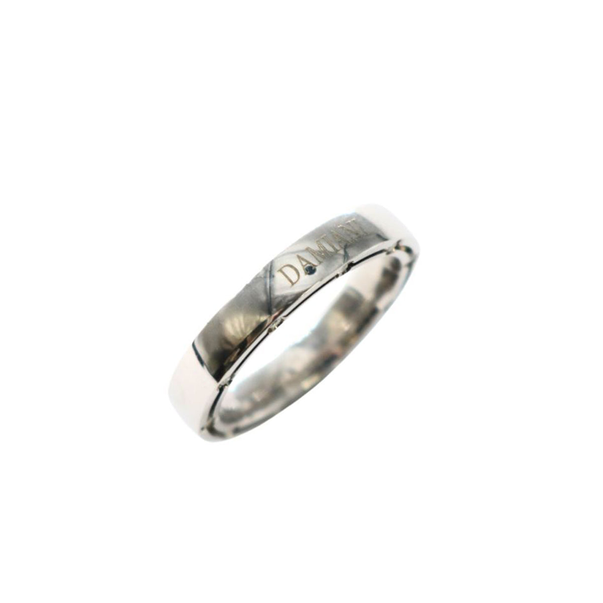 DAMIANI【ダミアーニ】<br>Dサイドコレクション ブラッド・ピット コラボリング<br>ダイヤモンドK18WG<br>【USED】