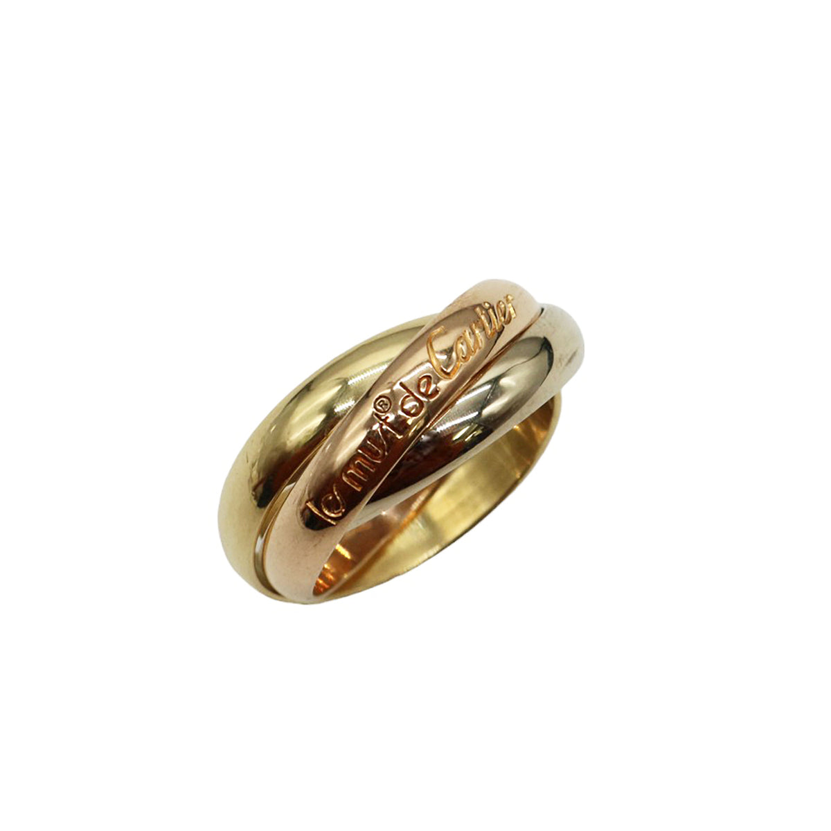 Cartier【カルティエ】<br>トリニティ リング<br>K18YG K18PG K18WG<br>4007898351<br>【USED】