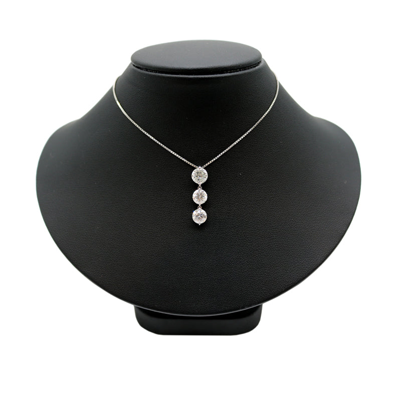 ORIGINAL JEWELRY<br>【オリジナルジュエリー】<br>PT900 PT850 D2.00ct<BR>プラチナ<br>ダイヤモンド ペンダント<BR>【NEW】