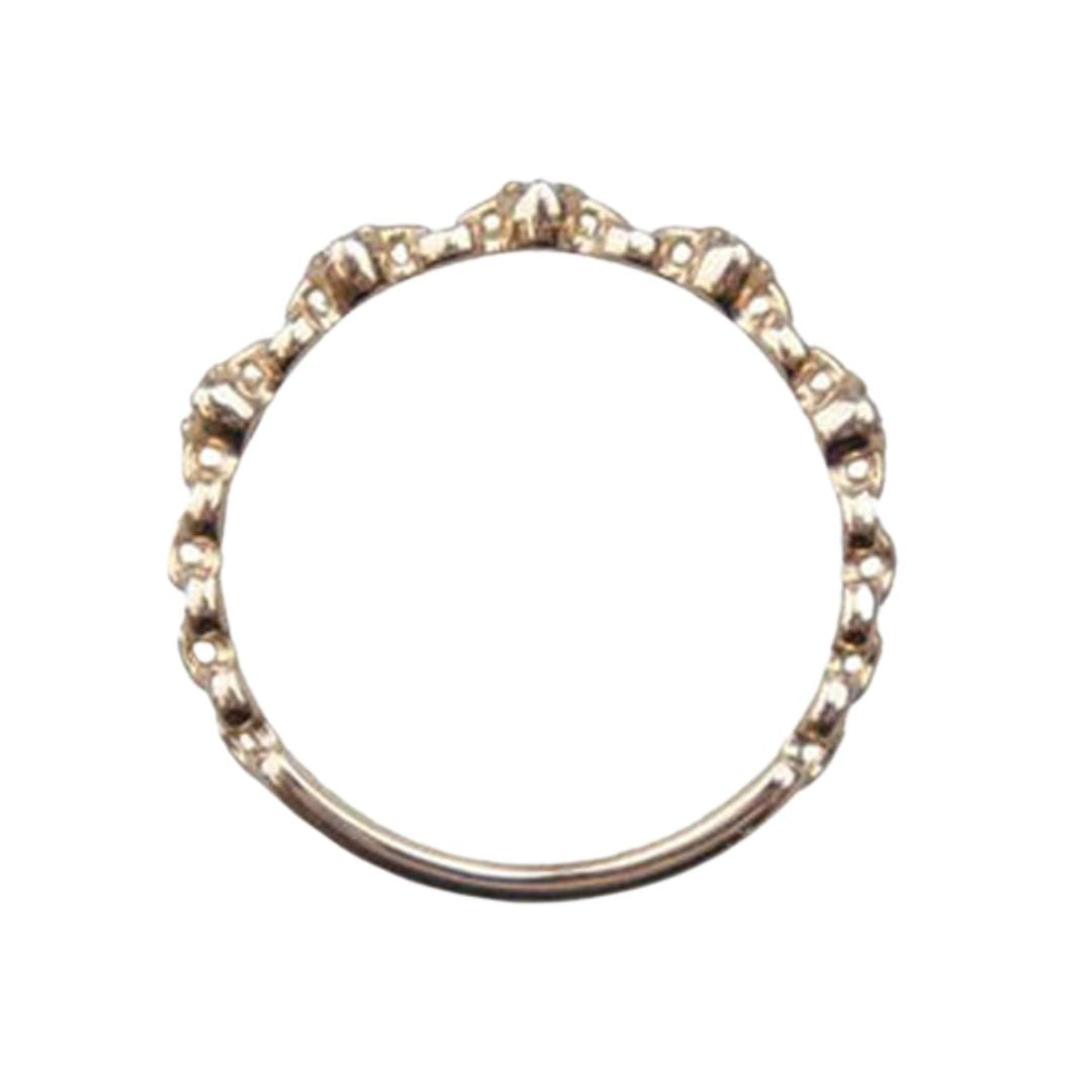ORIGINAL JEWELRY<br>【オリジナルジュエリー】<br>K10PG/D0.05ct<BR>ダイヤモンド<BR>リング<BR>【未使用品】