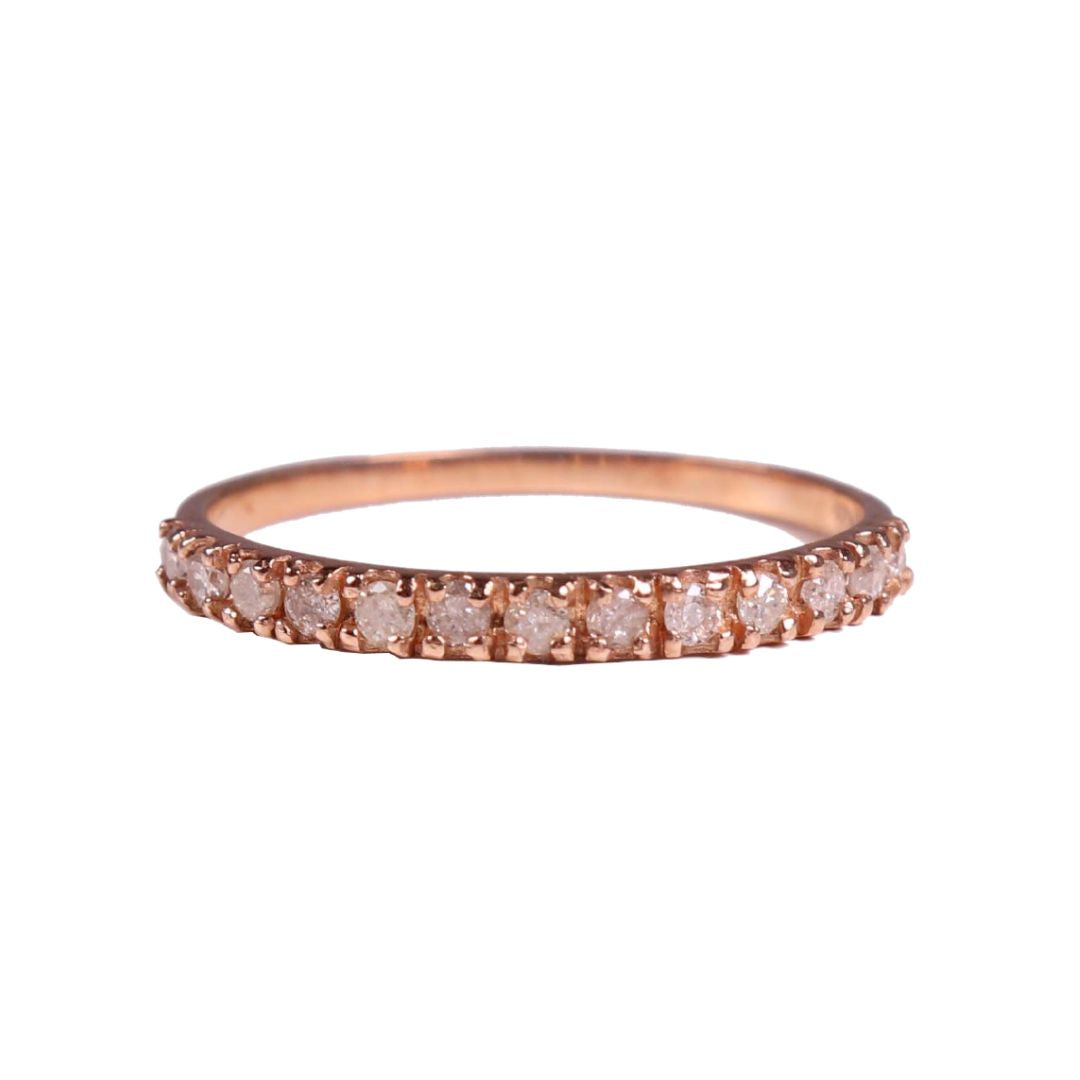 ORIGINAL JEWELRY<br>【オリジナルジュエリー】<br>K10PG/D0.20ct<BR>ダイヤモンド<BR>リング<BR>【未使用品】
