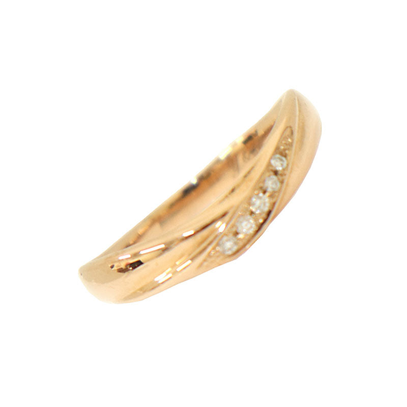 ORIGINAL JEWELRY<br>【オリジナルジュエリー】<br>K10PG/D0.04ct<br>ダイヤモンドリング<br>【NEW】