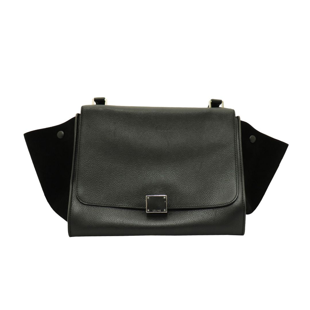 CELINE【セリーヌ】<br>レザー×スエードレザー<BR>トラペーズ<BR>174683<BR>【USED】