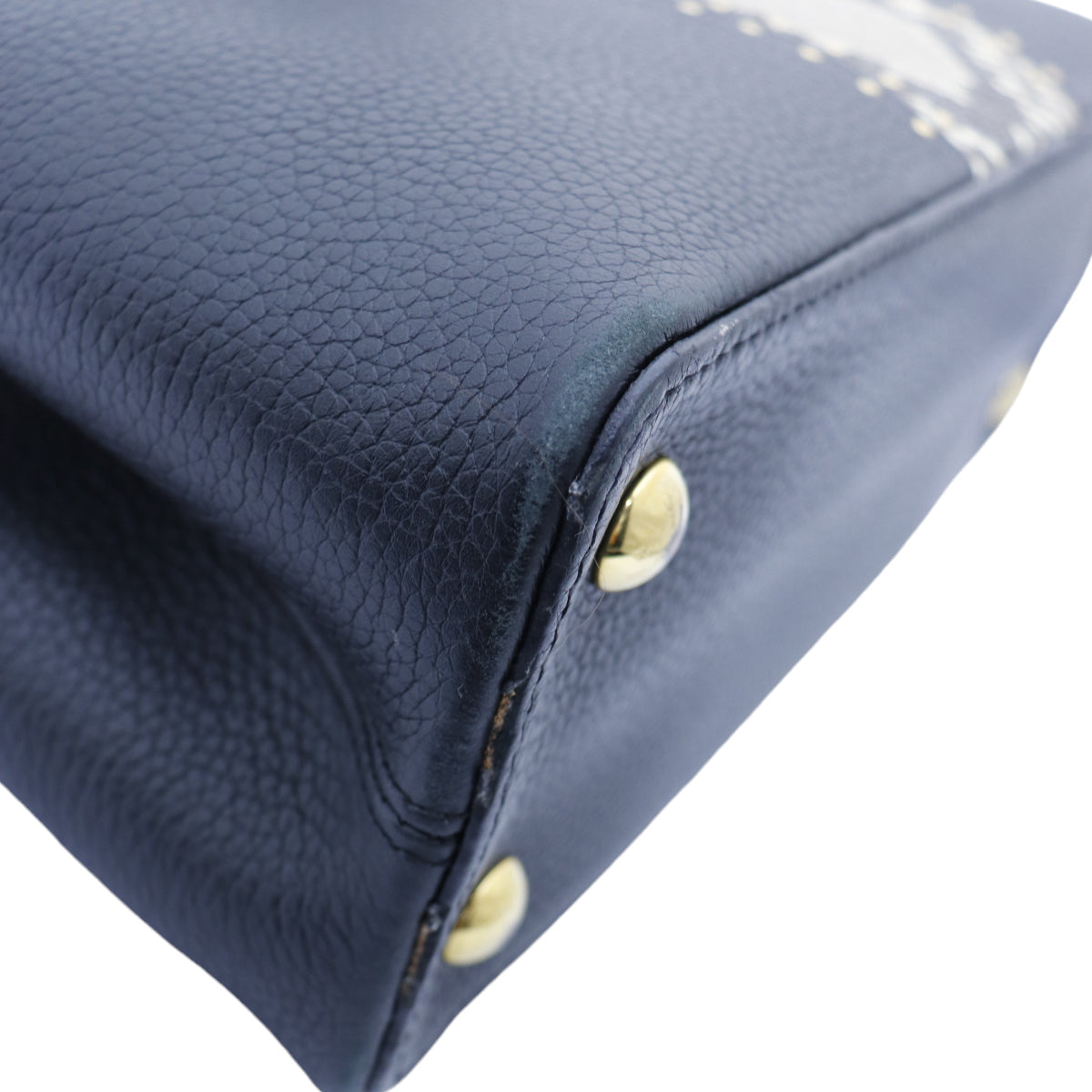 カプシーヌ BB<br>ブラック<br>トリヨンレザー×パイソン<br>ゴールド金具<br>【USED】